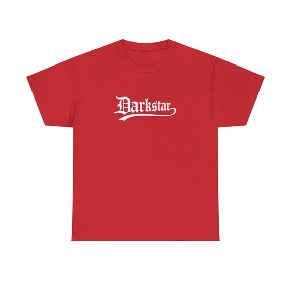 Darkstar Text Skateboard White Many Colors Vintage Classic Skate TShirt Print - Red / 5XL