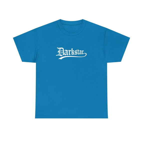 Darkstar Text Skateboard White Many Colors Vintage Classic Skate TShirt Print - Sapphire / 5XL