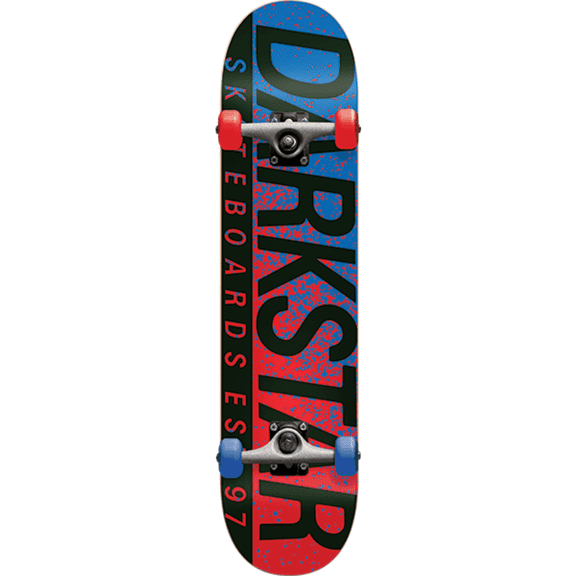 Darkstar Wordmark Complete Skateboard -8.0 Red/Blue Fp
