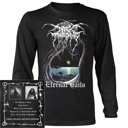 Darkthrone Eternal Hails Long Sleeve Shirt Black Metal Band Merch ...