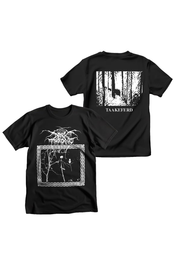 Darkthrone Men's Under A Funeral Moon Taakeferd T-Shirt Black Medium | Officially Licensed Merchandise