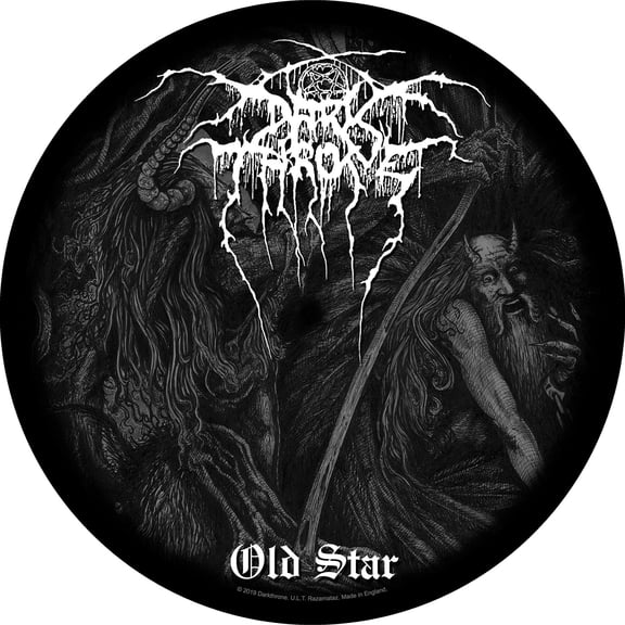 Men's DarkThrone Old Star Back Patch Black