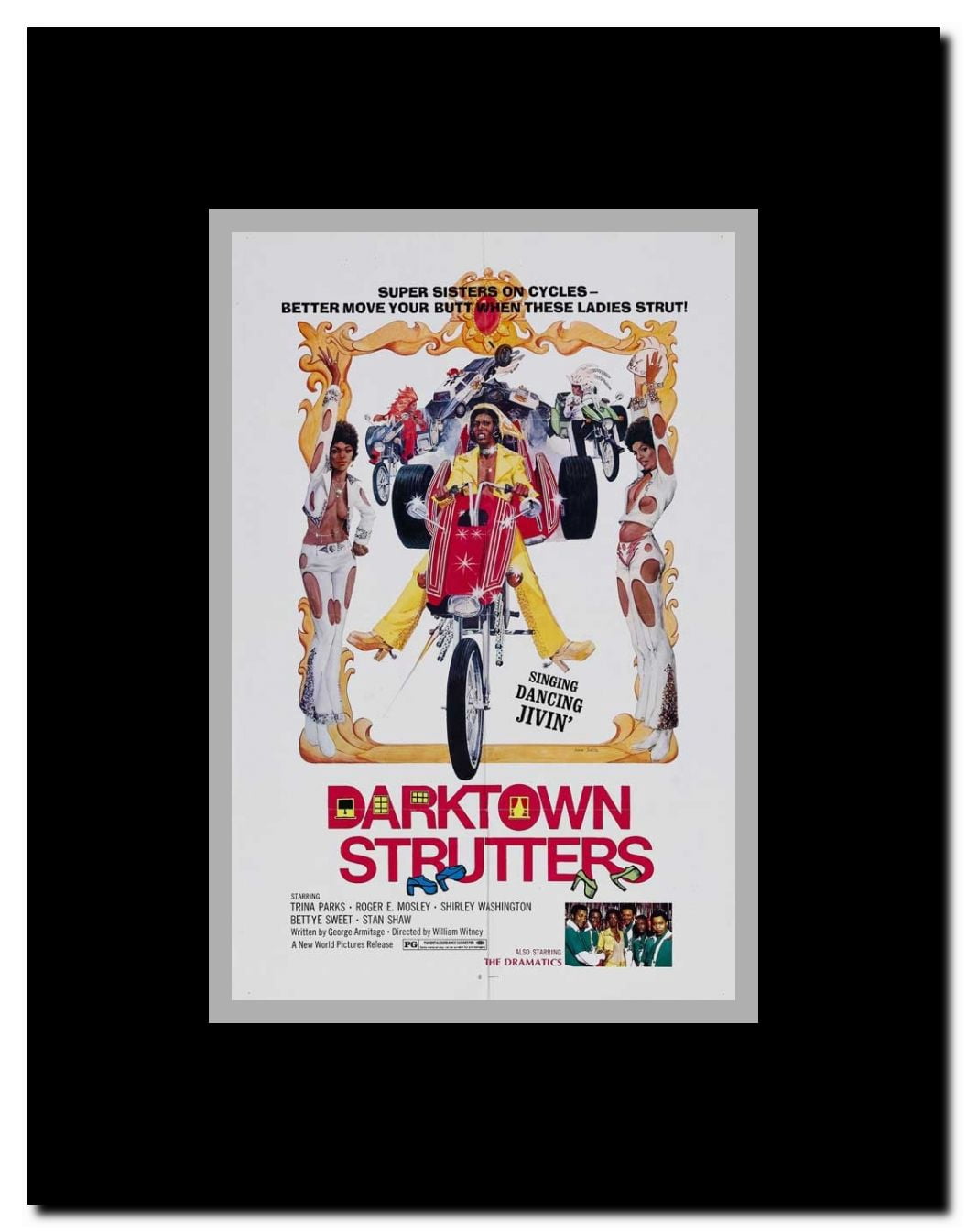 Darktown Strutters Framed Movie Poster