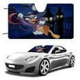 thumbnail image 1 of Darkwing Duck-theme Windshield Sun Shade Front Protector Folding Car Sun Visor Blocks Uv Rays Keeps Your Vehicle Cool56in*30in(140cm*76cm), 1 of 6