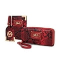 thumbnail image 1 of Darla Snake Travel Gift Set Handbag by Mia K 3 pieces, 1 of 6