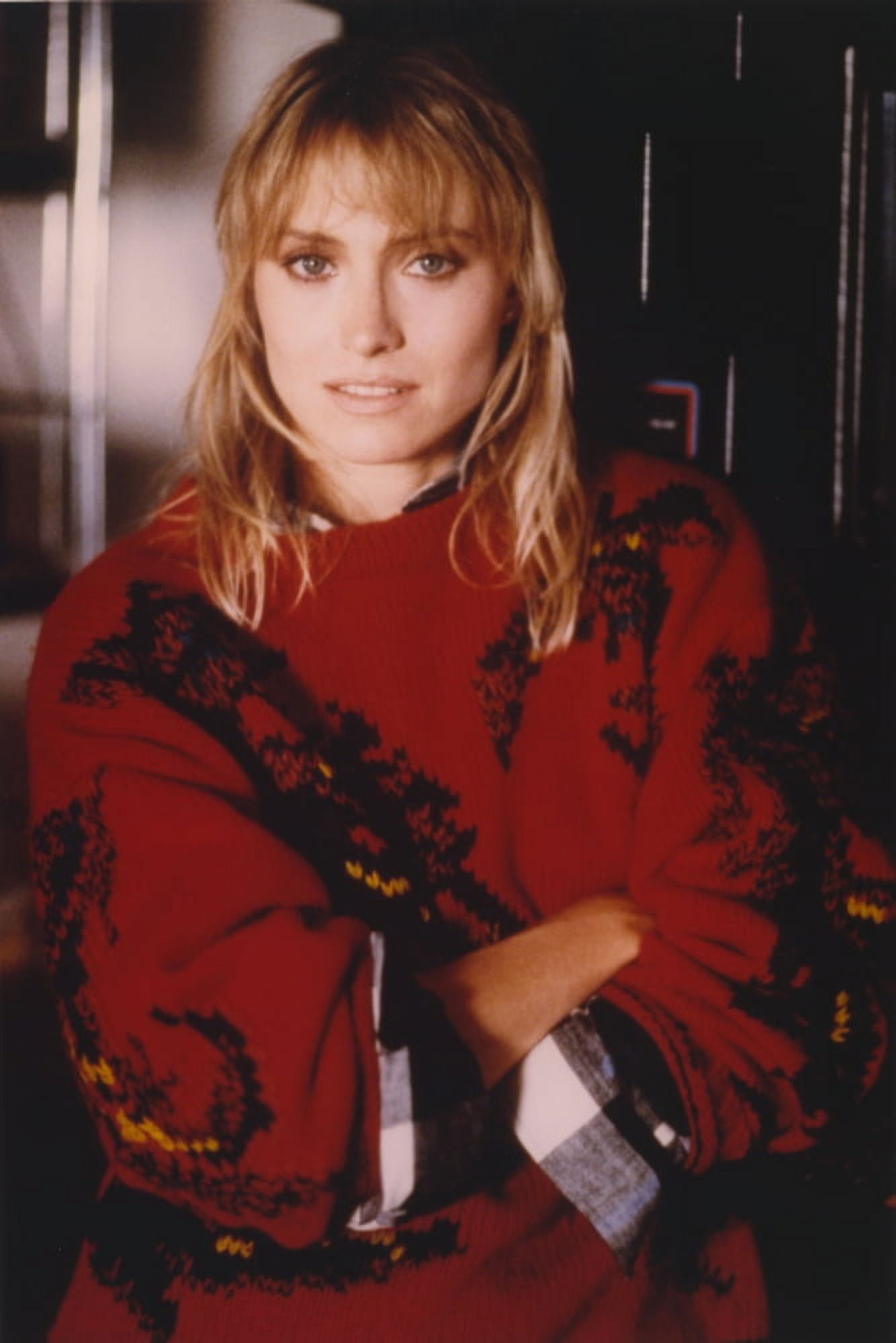 Darlanne Fluegel in Red Dress Portrait Photo Print (24 x 30) - Walmart.com