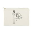 thumbnail image 1 of Darling, Believe in Yourself Cotton Canvas Cosmetic Bag, 1 of 4