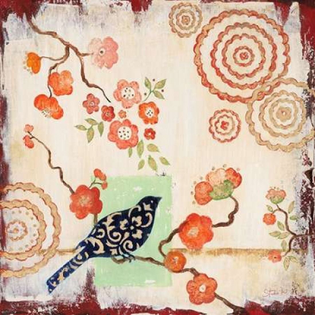 Darling Birds 1 Canvas Art - Studio M (24 x 24)