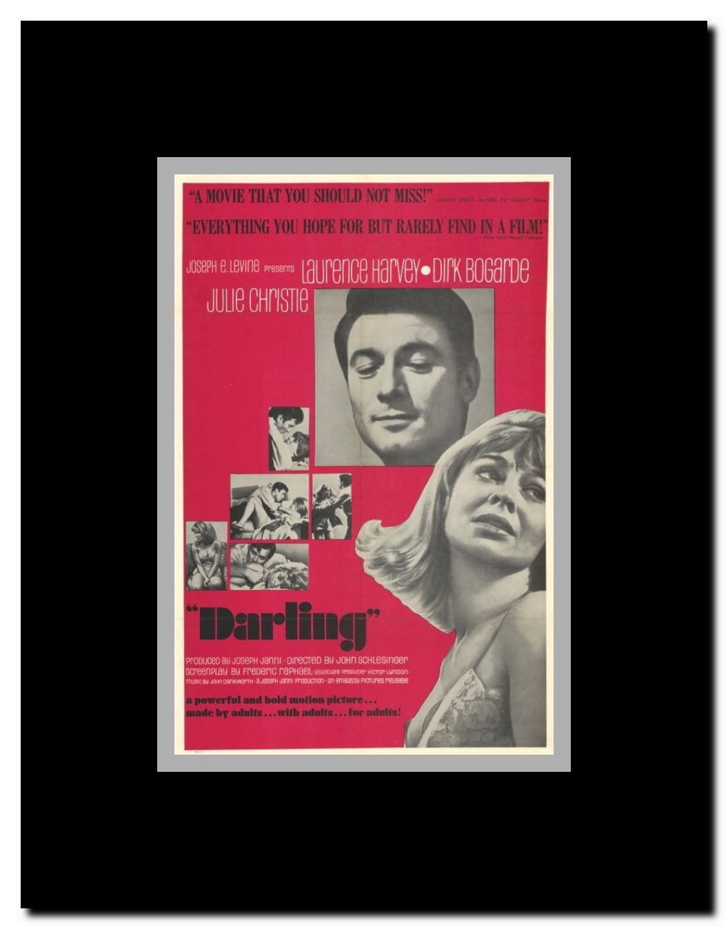 Darling Framed Movie Poster