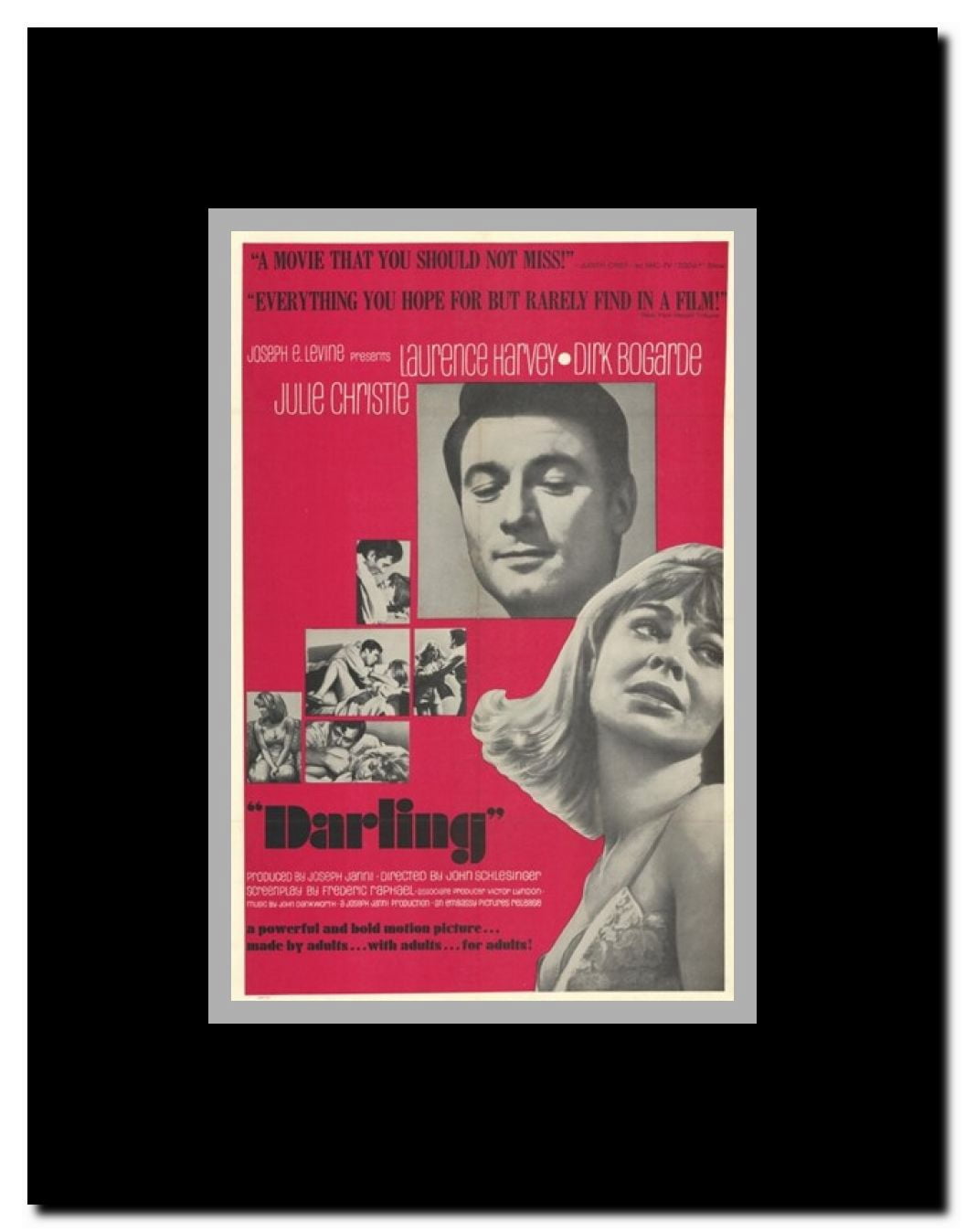 Darling Framed Movie Poster