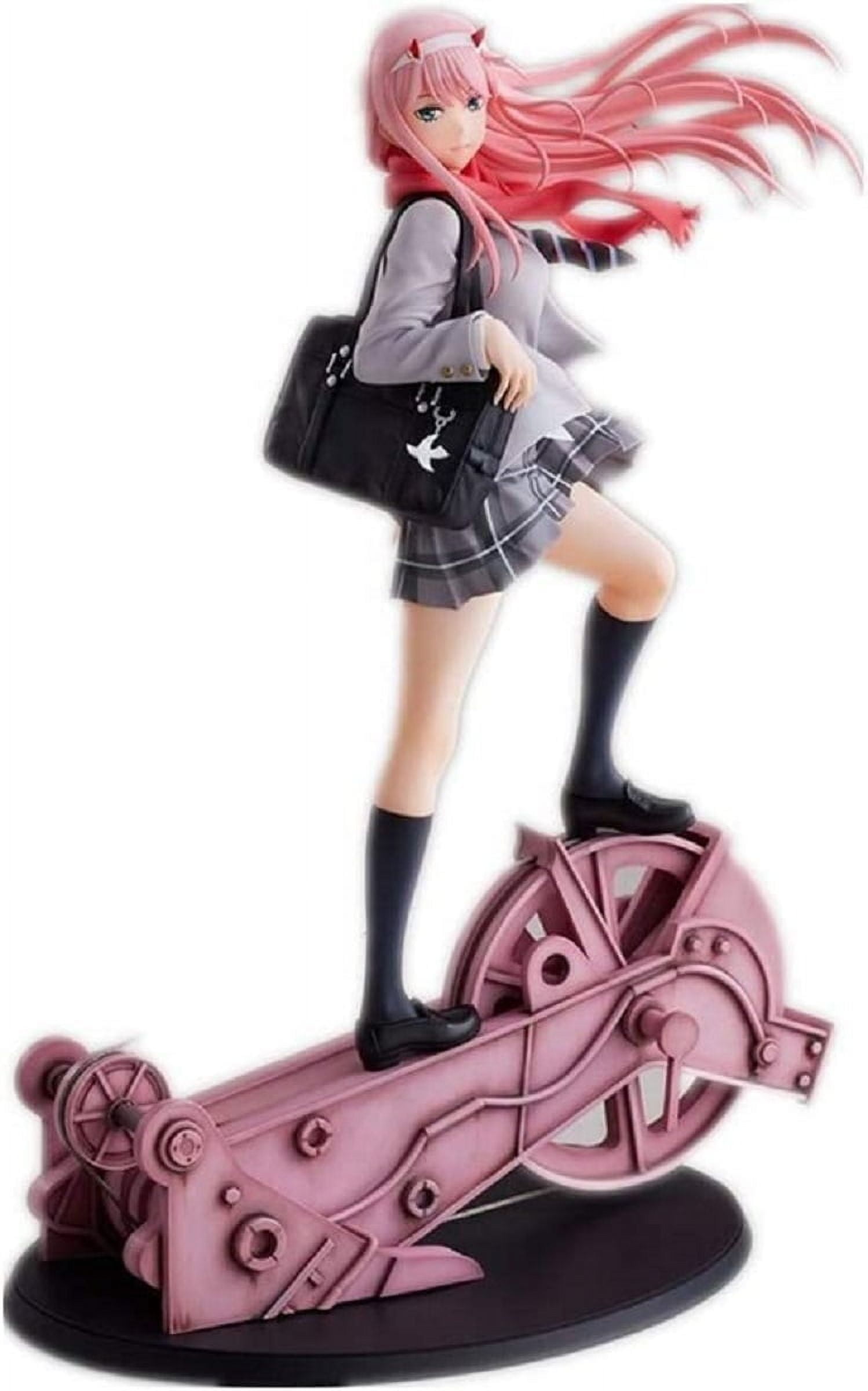 DARLING In The FRANXX Action Figure Zero Two 28 Cm - Statua In PVC Da Collezione, Modello Personaggio Anime, Ornamento Da Tavolo Per Casa E Ufficio