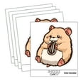 thumbnail image 1 of Darling Hamster Rodent Enjoying Sunflower Seed Car Window Bumper Water Bottle Phone Tablet Laptop Waterproof Vinyl Decal Sticker Set 5-Pack - Gloss Finish - 2.0", 1 of 7