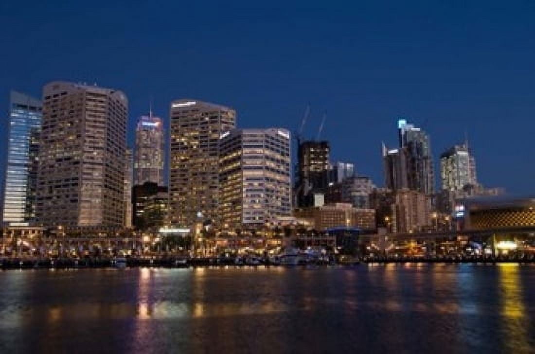 Darling Harbour Sydney New South Wales Australia Canvas Art - Sergio Pitamitz DanitaDelimont (36 x 24)