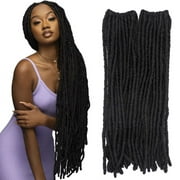 Darling Jozi Locs Crochet Hair 2X Pack, 18 inch, #1, Adult, Female