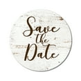 thumbnail image 1 of Darling Souvenir 1.6 Inches DIY Round Texture Background Save The Date Stickers Wedding-45 Pcs, 1 of 4