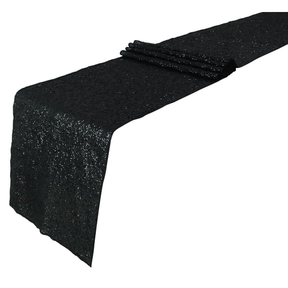 Darling Souvenir 1 Pcs Sequin Table Runner For Wedding Party Baby Shower Table Cloth Event Decor 12 x 108 Inches - Colors Available