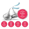 thumbnail image 1 of Darling Souvenir 16 Birthday Quinceanera Stickers 190 Pcs chocolate Candy Labels-Dark Peach, 1 of 2