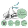 thumbnail image 1 of Darling Souvenir 190 Pcs Baby Shower Theme Custom Stickers ForChocolateCandy Labels-Mint, 1 of 2