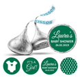 thumbnail image 1 of Darling Souvenir 190 Pcs Baby Shower Theme Custom Stickers for&nbsp;chocolate&nbsp;Candy Labels-Green, 1 of 2