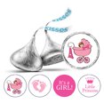 thumbnail image 1 of Darling Souvenir 190 Pcs DIY Candy&nbsp;Chocolate Labels Its A Girl Theme Stickers-Pink, 1 of 2