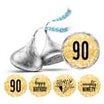 thumbnail image 1 of Darling Souvenir 190 Pcs Naughty Ninety Birthday Theme Stickers chocolate Labels-Glitter Gold, 1 of 2