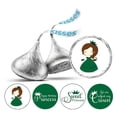 thumbnail image 1 of Darling Souvenir 190 Pcs Sweet Princess Birthday Theme Stickers chocolate Labels-Green, 1 of 2