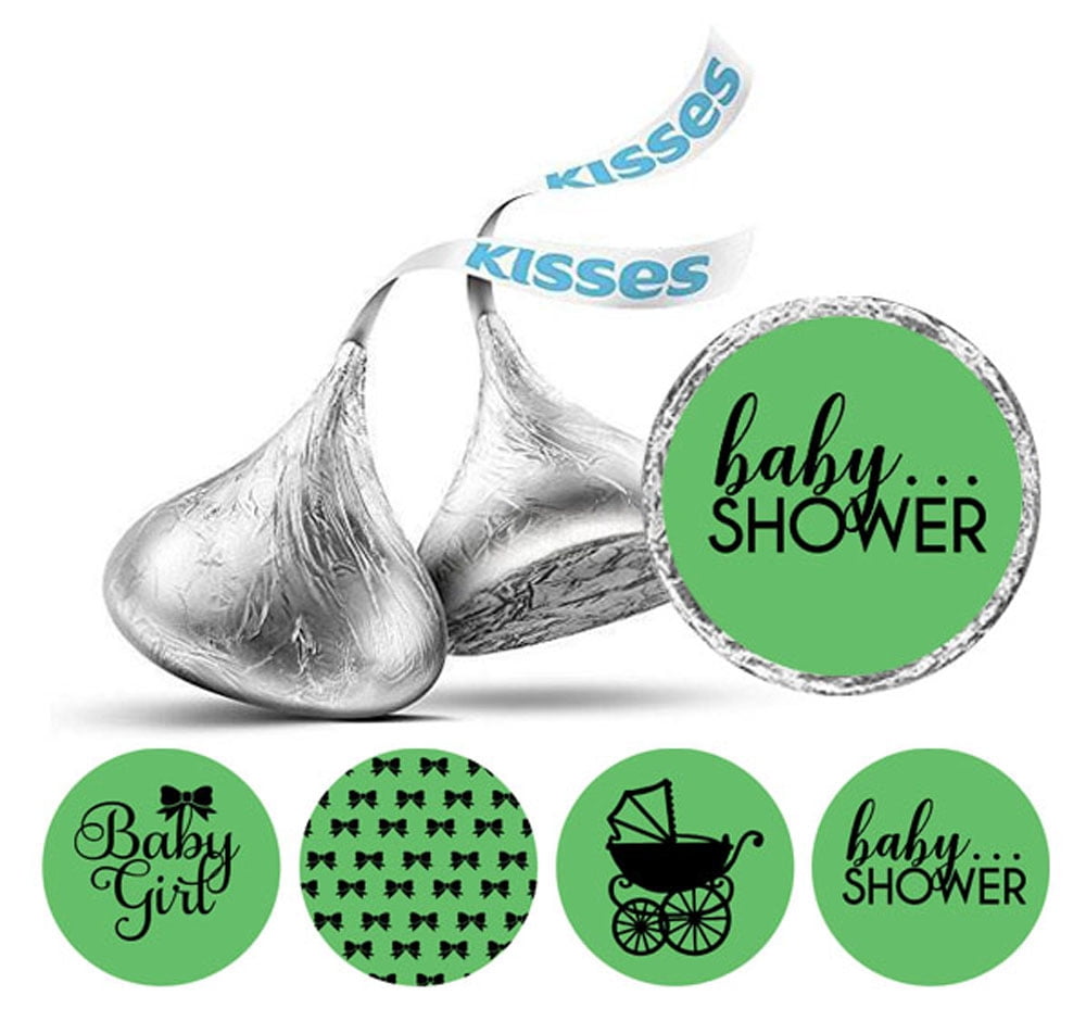 427 Sticker Darling Souvenir 190 Pieces Light Green Baby Shower Favor Stickers ...