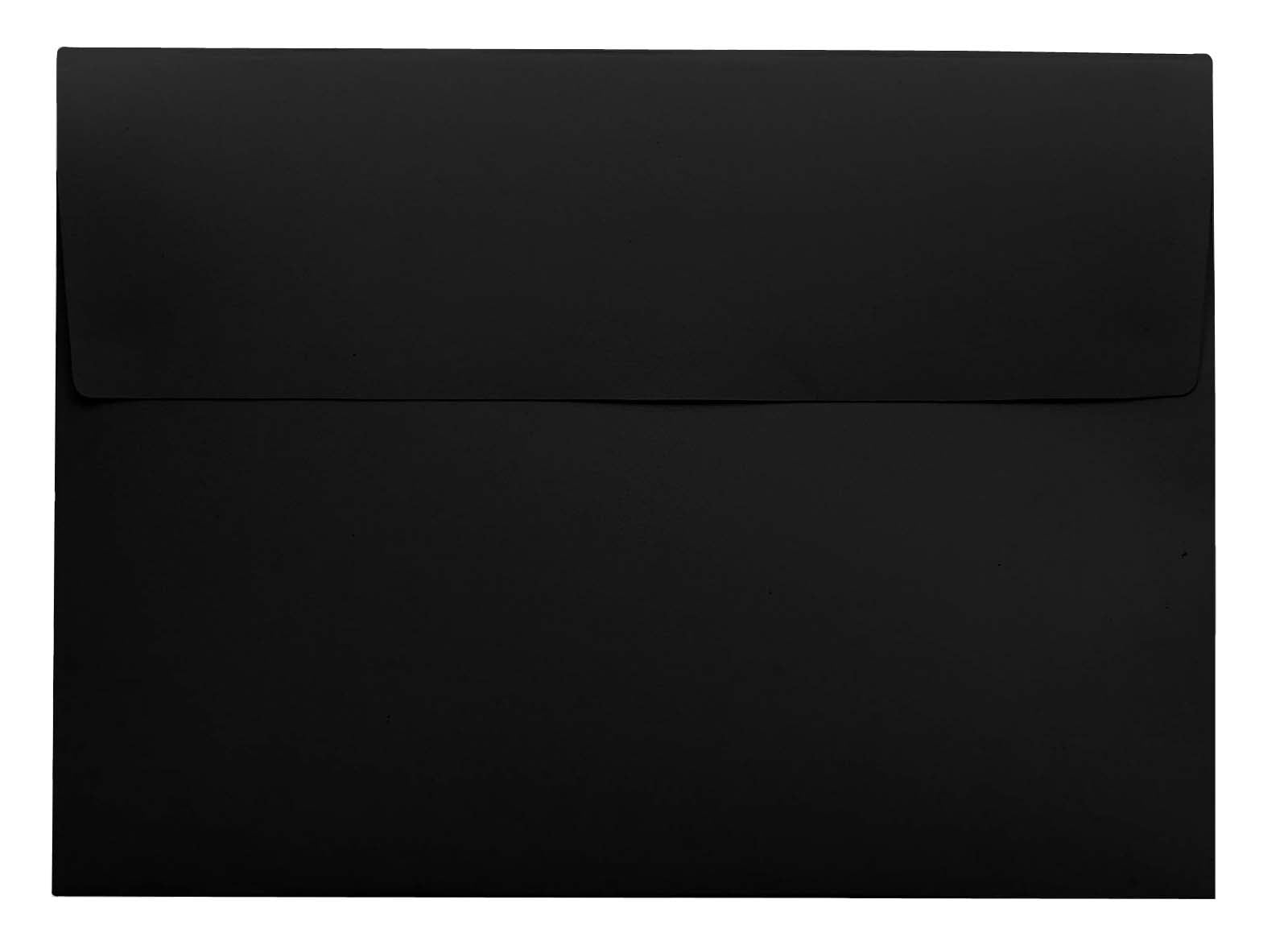 Darling Souvenir A1 Black High Quality Invitation Envelopes (3 5/8 x 5 1/8) Straight-Flap 80 LBS Perfect for Invitations, Greeting Cards, RSVP, Photo, Wedding, Letters -Pack & Colors Available