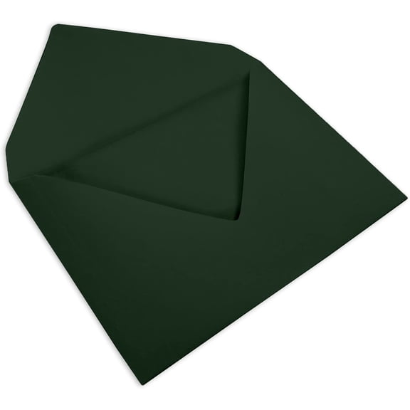 Darling Souvenir A1 Dark-Green High Quality Invitation Envelopes (3 5/8 x 5 1/8) Straight-Flap 80 LBS Perfect for Invitations, Greeting Cards, RSVP, Photo, Wedding, Letters -Pack & Colors Available