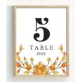 thumbnail image 1 of Darling Souvenir, Autumn Theme 1-12 Table Numbers Fall Wedding Reception Decor Table Cards (4x6 Inches), 1 of 2