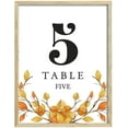 thumbnail image 1 of Darling Souvenir, Autumn Theme 1-30 Table Numbers Fall Wedding Reception Decor Table Cards (5x7 Inches), 1 of 1
