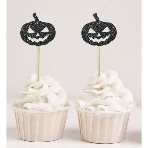 Darling Souvenir, Baby Girl First Birthday Cupcake Toppers, Feather Cake Decorations - Pack Of 20 (4 Designs)