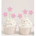 thumbnail image 1 of Darling Souvenir, Baby Shower Star Shapes Cupcake Toppers, Birthday Wedding Party Dessert Decorations - Pack Of 20, 1 of 1