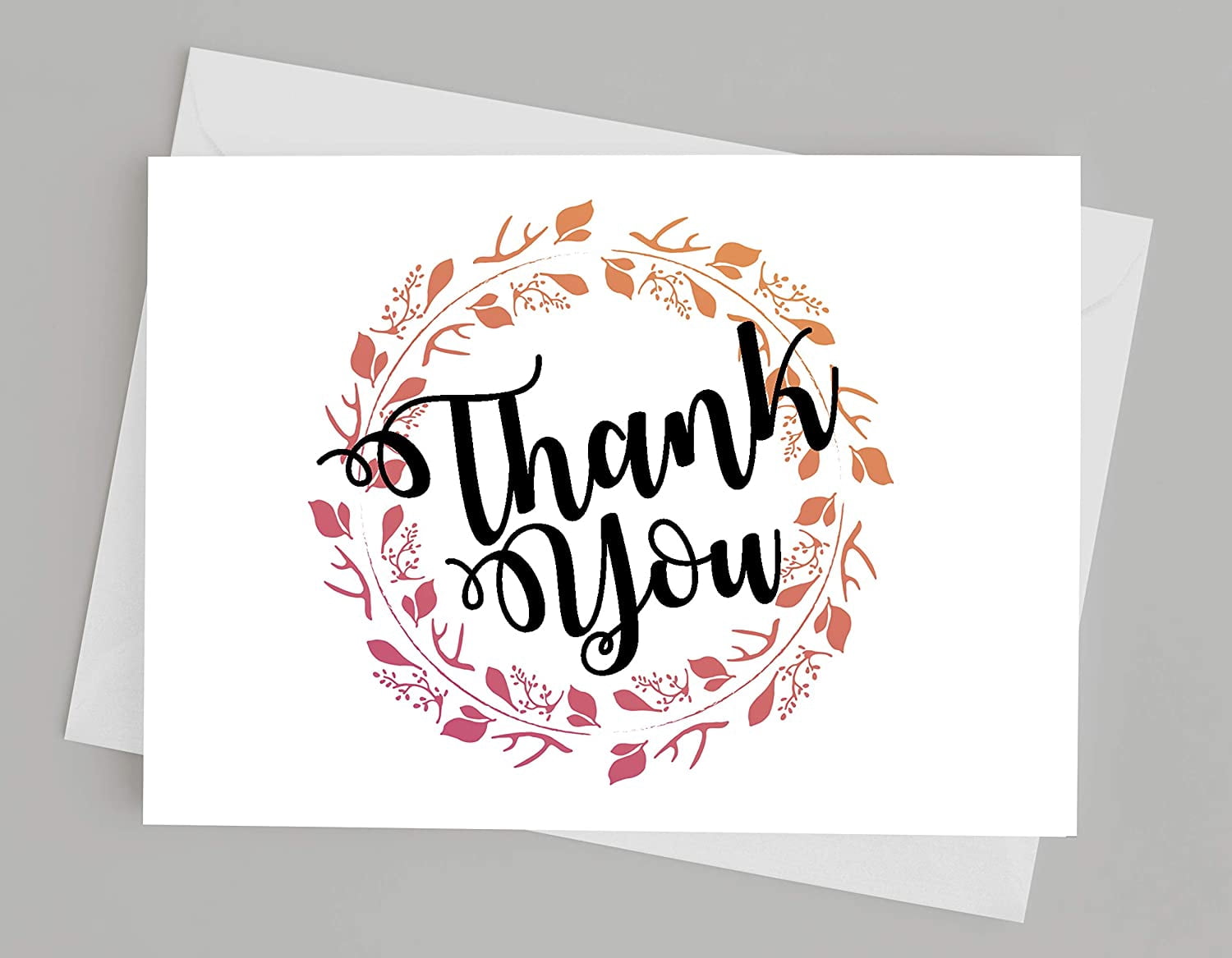 Darling Souvenir Baby Shower Thank You Notes Folded Blank Greeting Card With White Envelopes - 36 Pcs