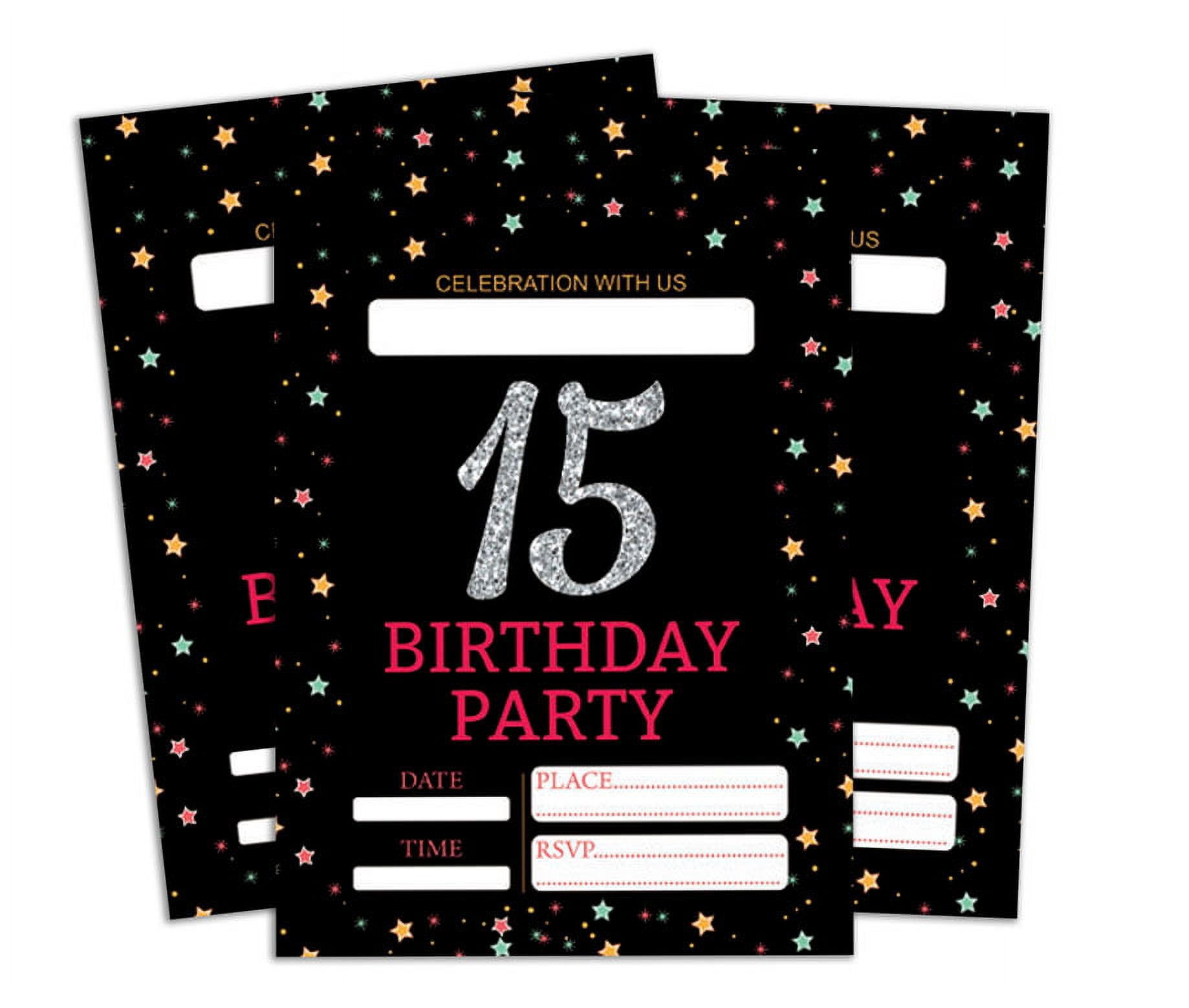 PATIKIL Colorful Blank Invitation Envelopes - 10 Pack Black Cards 6.3x4.3 Inches 3 thumbnail image