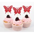 thumbnail image 1 of Darling Souvenir, Butterfly Cupcake Toppers, Birthday Wedding Party Dessert Decorations - Pack Of 20, 1 of 3