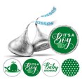 thumbnail image 1 of Darling Souvenir Green 190 Pieces Baby Shower Favor Stickers - Mini Candy Stickers & Chocolate Wrapper Labels for Party Favors & Decorations, 1 of 2