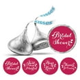 thumbnail image 1 of Darling Souvenir Candy&nbsp;Chocolate Labels 190 Pcs Bridal Shower Theme Stickers-Burgundy, 1 of 2