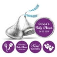 thumbnail image 1 of Darling Souvenir Candy&nbsp;Chocolate Labels Twins Sisters Custom Stickers 190 Pcs-Purple, 1 of 2
