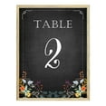 thumbnail image 1 of Darling Souvenir, Chalkboard Style 1-20 Table Numbers Chalk Board Wedding Reception Decor Table Cards (4x6 Inches), 1 of 1