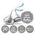 thumbnail image 1 of Darling Souvenir Cheers 70th Birthday Custom Name Stickers 190 Pcs Candy Labels Party Favor-Light Gray, 1 of 1