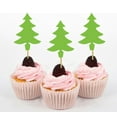 thumbnail image 1 of Darling Souvenir, Christmas Tree Cupcake Toppers, Dessert Decorations - Pack Of 20, 1 of 6
