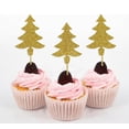thumbnail image 1 of Darling Souvenir, Christmas Tree Cupcake Toppers, Dessert Decorations - Pack Of 20, 1 of 6