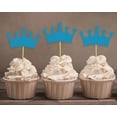 thumbnail image 1 of Darling Souvenir, Crown Tiara Shape Cupcake Toppers, Girls Birthday Party Dessert Decorations - Pack Of 20, 1 of 3