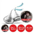 thumbnail image 1 of Darling Souvenir Custom Photo Wedding Stickers Candy Chocolate Labels 190 Pcs-Red, 1 of 2