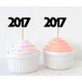 thumbnail image 1 of Darling Souvenir, Custom Year Cupcake Toppers, Birthday/ Wedding/ Graduation Party Dessert Decorations - Pack Of 20, 1 of 1