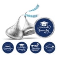 thumbnail image 1 of Darling Souvenir DIY 190 Pcs Graduation Theme Stickers for&nbsp;chocolate&nbsp;Candy Labels-Blue, 1 of 2