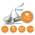 thumbnail image 1 of Darling Souvenir DIY 190 Pcs Graduation Theme Stickers for&nbsp;chocolate&nbsp;Candy Labels-Orange, 1 of 2