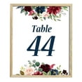thumbnail image 1 of Darling Souvenir Double Sided Print Floral Table Numbers Wedding Reception Decorative Table Cards-5" x 7" (1 to 12), 1 of 1