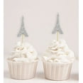 thumbnail image 1 of Darling Souvenir, Eiffel Tower Cupcake Toppers, Wedding Party Dessert Decorations - Pack Of 20, 1 of 3